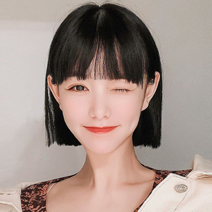Color EarHanging Dyed Long Straight Hair Highlighting Gradient OnePiece Hair Extension Seamless Invisible Wig Set