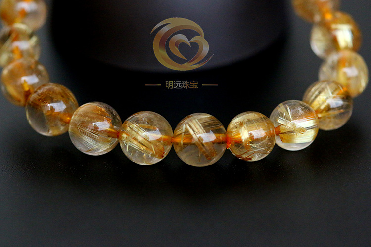 Natural Gold Rutilated Quartz Bracelet 23456a Smooth Hair Multi-Blonde Bracelet Crystal Ornament Factory Direct Sales Crystal Natural Gold Rutilated Quartz Bracelet 23456a Smooth Hair Multi-Blonde Bracelet Crystal Ornament Factory Direct Sales Crystal