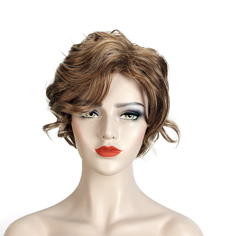 European and American hot-selling women's wigs blonde small curly chemical short curly hair cross-border supply manufacturers wholesale European and American hot-selling women's wigs blonde small curly chemical short curly hair cross-border supply manufacturers wholesale