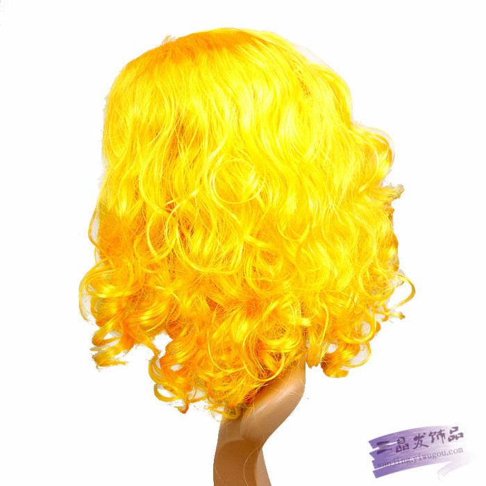 Short blonde wig wig hair long hair wig and girls
