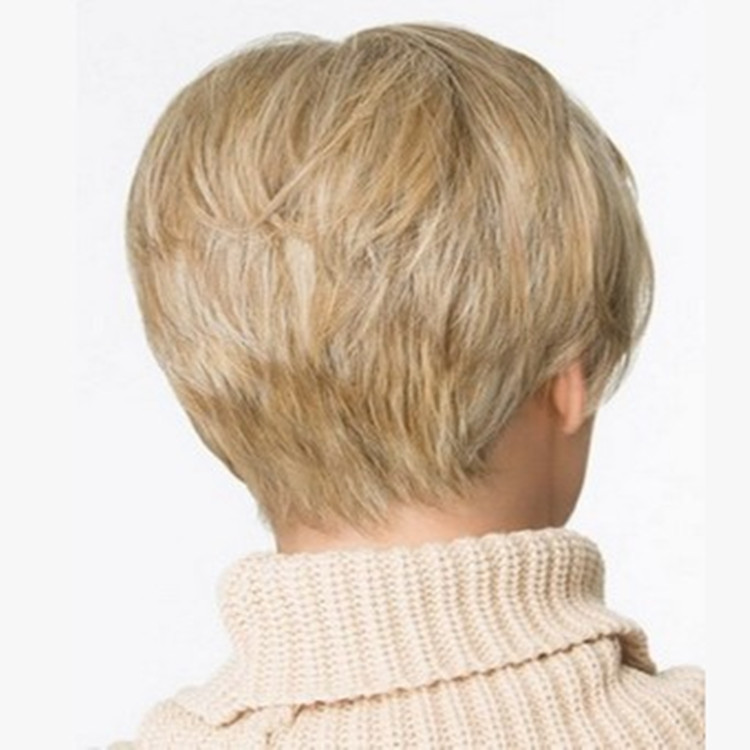 Chemical Fiber Wig Short Hair European and American Wig Blonde Wig Factory Direct Supply AliExpress Amazon Sources