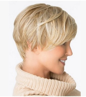Chemical Fiber Wig Short Hair European and American Wig Blonde Wig Factory Direct Supply AliExpress Amazon Sources