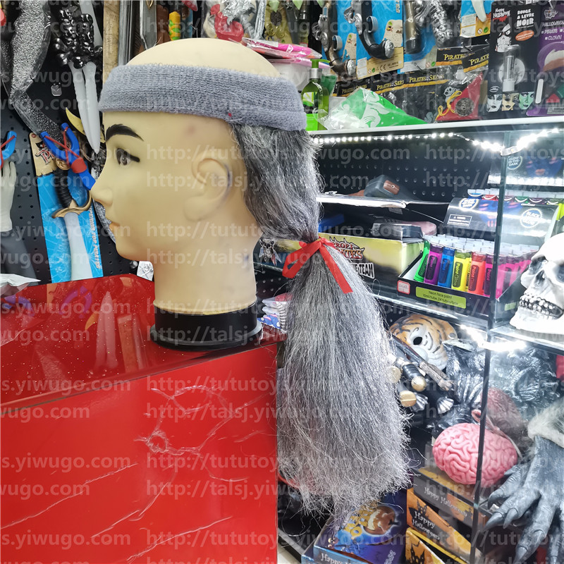 Sports head with wig fan wig river boy wig dreadlocks blonde curls wig custom made