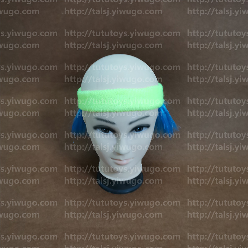 Sports head with wig fan wig river boy wig dreadlocks blonde curls wig custom made