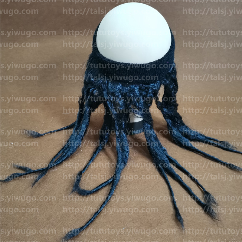 Sports head with wig fan wig river boy wig dreadlocks blonde curls wig custom made