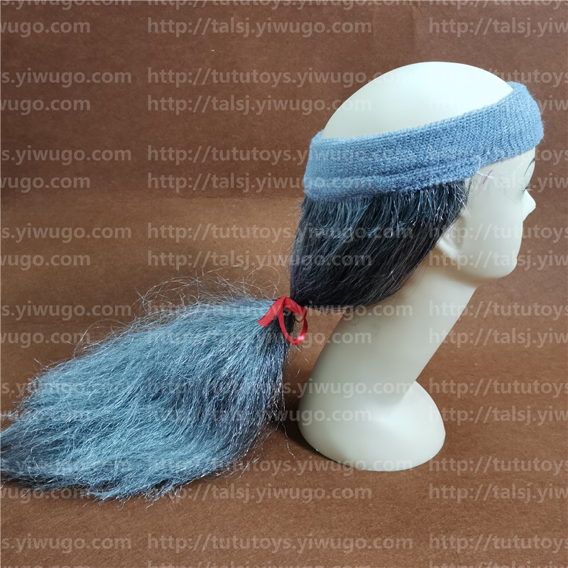 Sports head with wig fan wig river boy wig dreadlocks blonde curls wig custom made