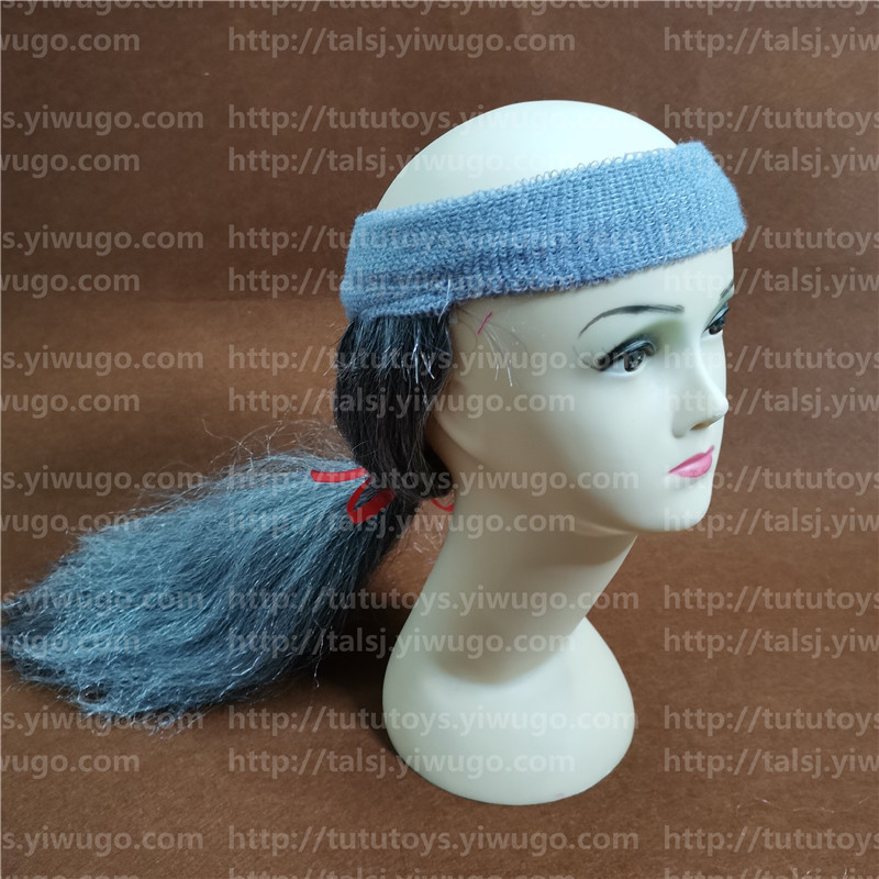 Sports head with wig fan wig river boy wig dreadlocks blonde curls wig custom made