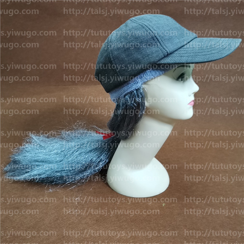 Sports head with wig fan wig river boy wig dreadlocks blonde curls wig custom made