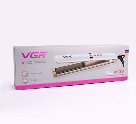 VGR Professional hair straightener V-522 Straight hair clips