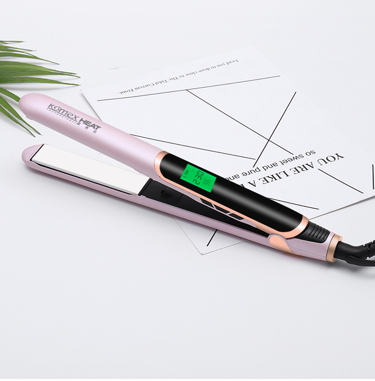Private Label Hair Straightener LCD Display and 45W Power Curling Iron Portable Ceramic Plate Private Label Hair Straightener LCD Display and 45W Power Curling Iron Portable Ceramic Plate