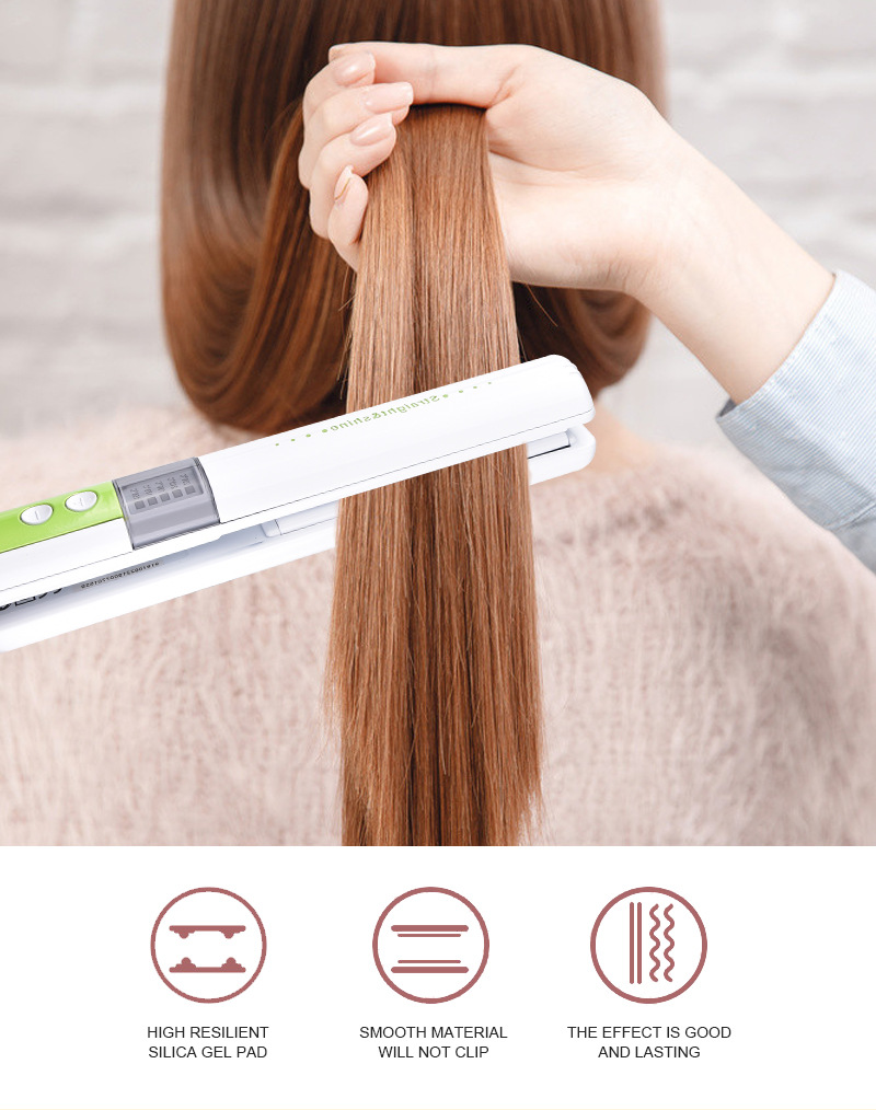 DSP Electric Hair Straightener Curling Or Straightening Hair Wavy Curly Hair Temperature Adjustment Straightening Hair DSP Electric Hair Straightener Curling Or Straightening Hair Wavy Curly Hair Temperature Adjustment Straightening Hair
