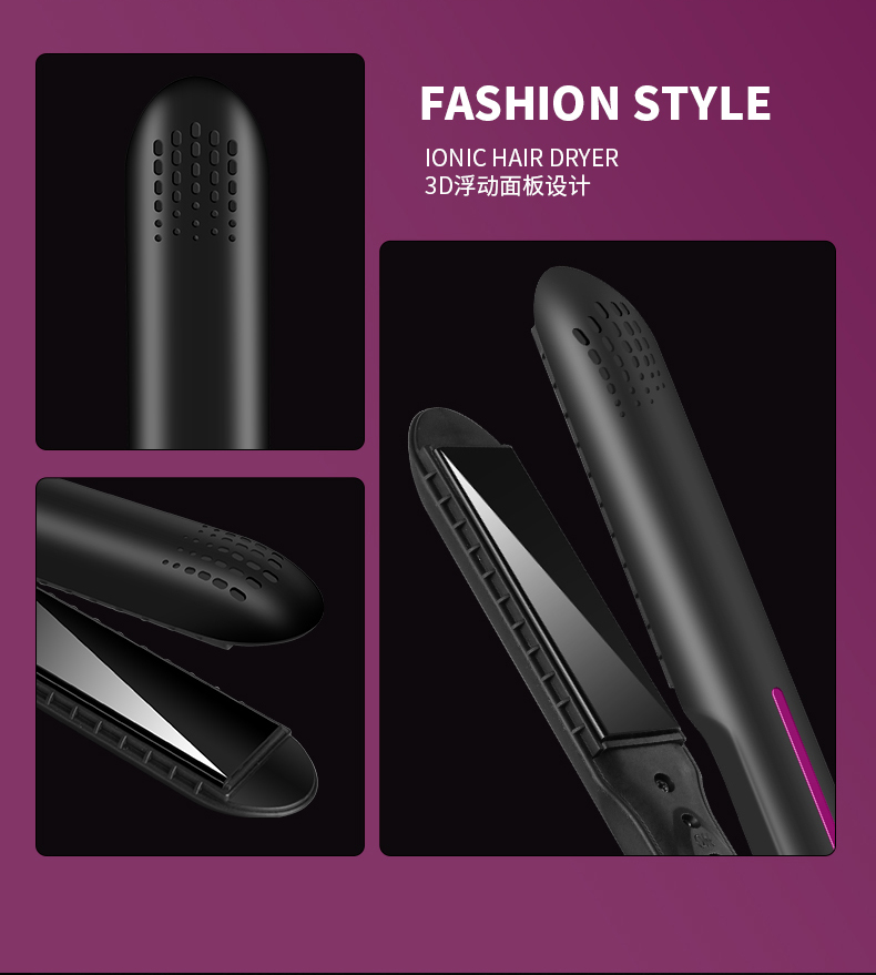 Curler Hair Straightener Straight Roll Dual-Purpose Hair Straightener Foreign Trade Wet and Dry Splint Cross-Border Hot Selling Perm Device
