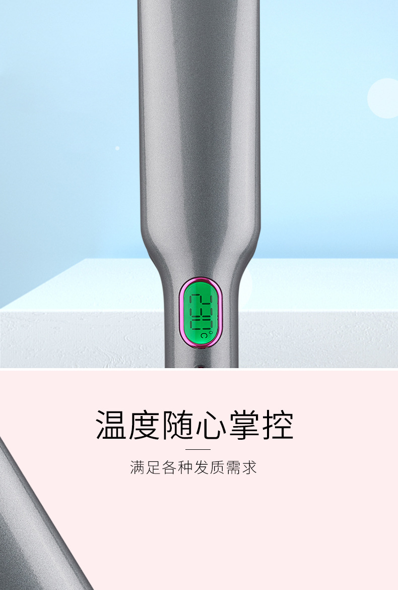 Cross-border e-commerce new infrared hair straightener anion hair splint violet liquid crystal wide plate straightener Cross-border e-commerce new infrared hair straightener anion hair splint violet liquid crystal wide plate straightener