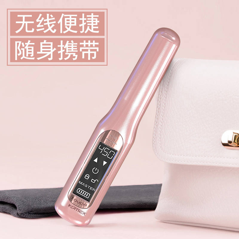 2020 New model wireless usb rechargeable portable cordless hair straightener