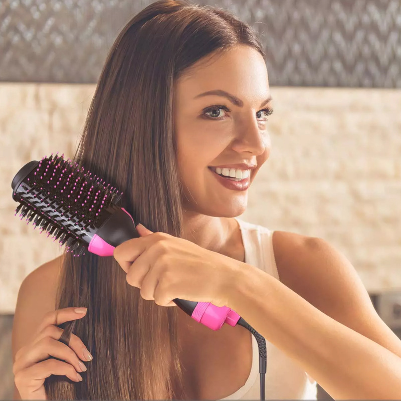 Blowing Combs Negative Ion Hair Dryer Straight Wet and Dry Dual-Use Hair Straightener and Curler Hot Air Comb Blowing Combs Negative Ion Hair Dryer Straight Wet and Dry Dual-Use Hair Straightener and Curler Hot Air Comb