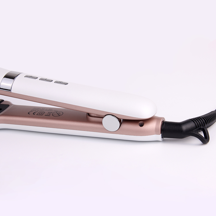 VGR-520 hair rod roll wet and dry dual-use straight hair splint liquid crystal ceramic hair straightener foreign trade