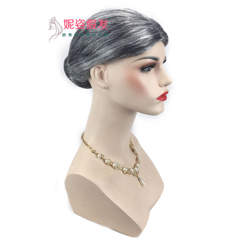 Festival Wig Grandma Cospaly Wig Halloween Christmas Party Wig Factory Wholesale