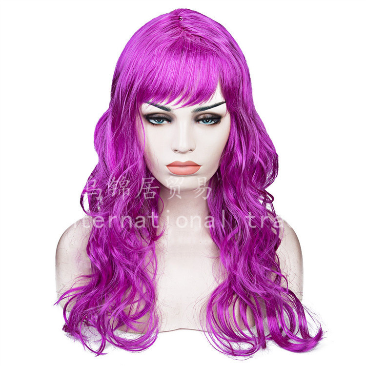 Halloween Dance Party Props Performance Wig Window Model Anime Cos Wig Big Wave Long Curly Hair