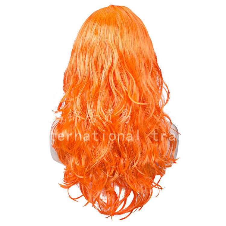 Halloween Dance Party Props Performance Wig Window Model Anime Cos Wig Big Wave Long Curly Hair