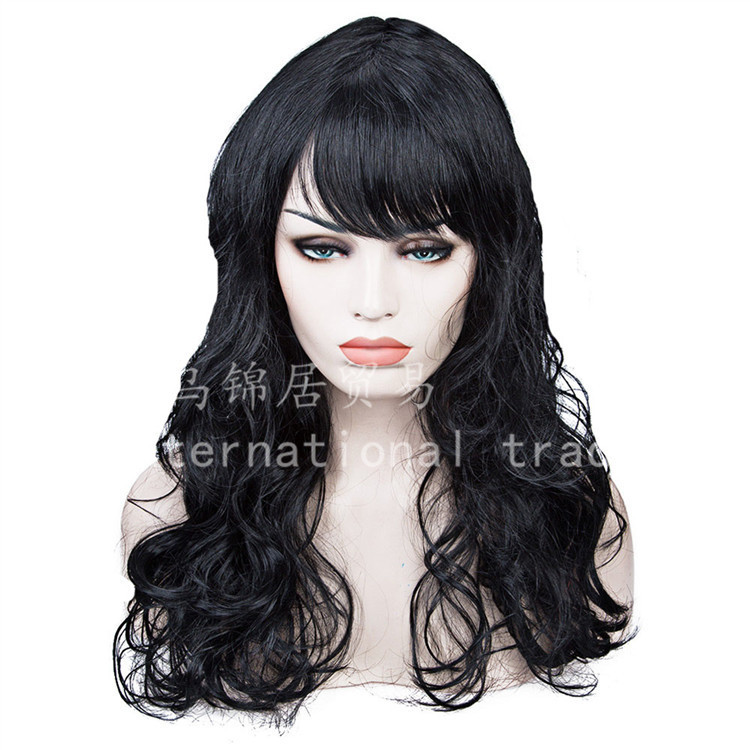 Halloween Dance Party Props Performance Wig Window Model Anime Cos Wig Big Wave Long Curly Hair