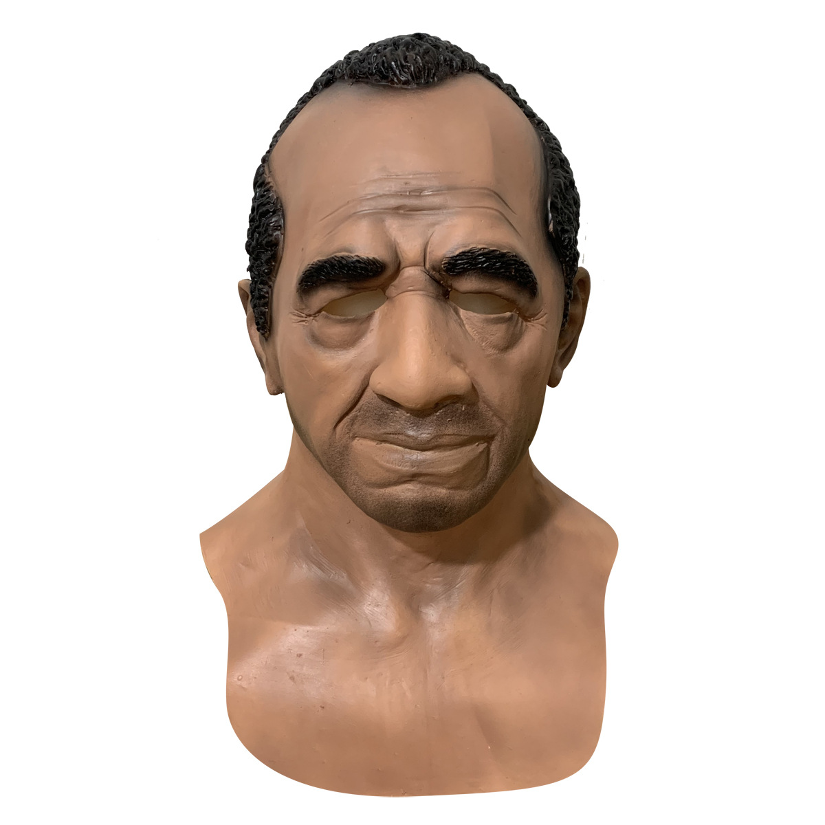 Halloween New Style Grandpa Wig Old Mask Headgear Factory Direct Sales Bald Head LOTORY Horror Mask