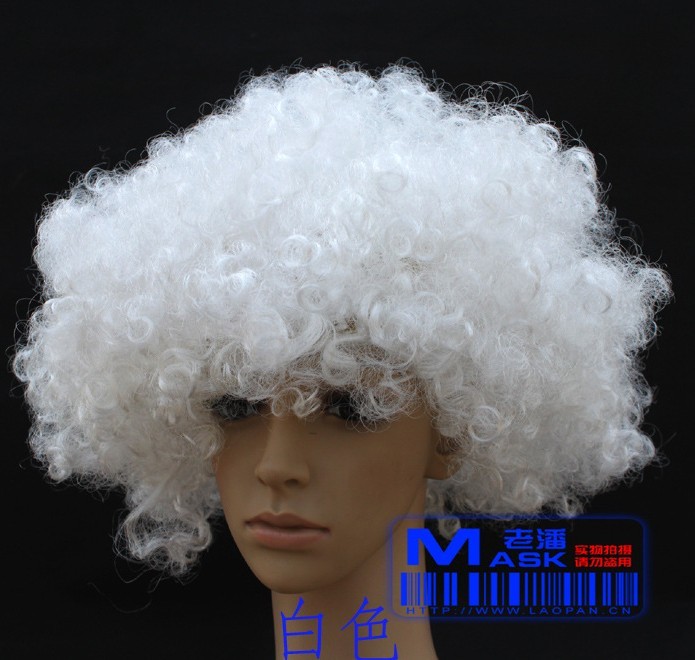Lao Pan clown child wig wholesale Christmas dance dress up-bang fans (13 color optional)