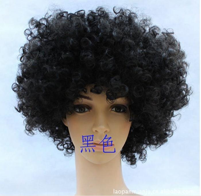 Lao Pan clown child wig wholesale Christmas dance dress up-bang fans (13 color optional)