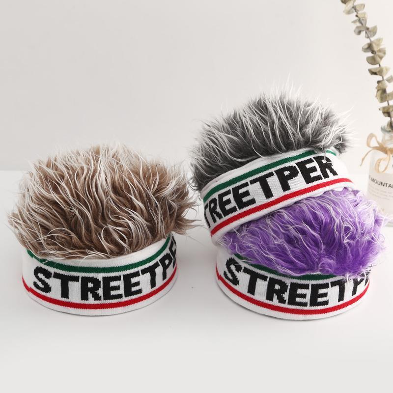 Cross-Border Parent-Child Wig Chinese Landlord Hat Men's Ins Women's Street Trend Yupi Hip Hop Hat Outdoor Leisure Skullcap Cross-Border Parent-Child Wig Chinese Landlord Hat Men's Ins Women's Street Trend Yupi Hip Hop Hat Outdoor Leisure Skullcap