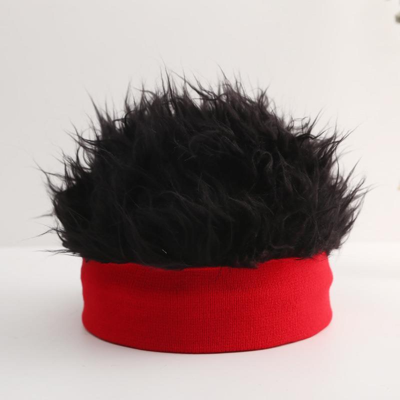 Cross-Border Parent-Child Wig Chinese Landlord Hat Men's Ins Women's Street Trend Yupi Hip Hop Hat Outdoor Leisure Skullcap Cross-Border Parent-Child Wig Chinese Landlord Hat Men's Ins Women's Street Trend Yupi Hip Hop Hat Outdoor Leisure Skullcap