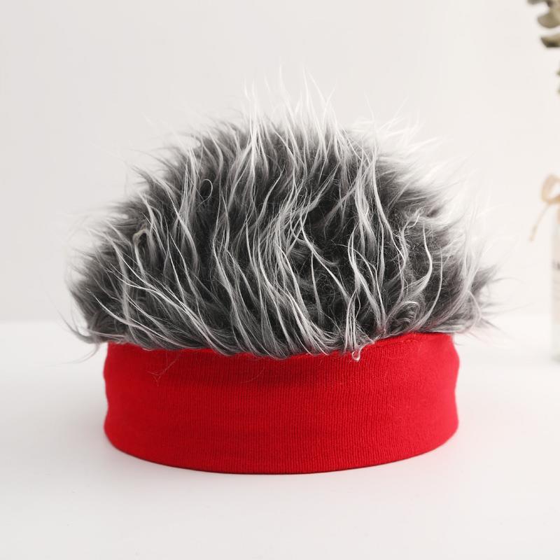 Cross-Border Parent-Child Wig Chinese Landlord Hat Men's Ins Women's Street Trend Yupi Hip Hop Hat Outdoor Leisure Skullcap Cross-Border Parent-Child Wig Chinese Landlord Hat Men's Ins Women's Street Trend Yupi Hip Hop Hat Outdoor Leisure Skullcap