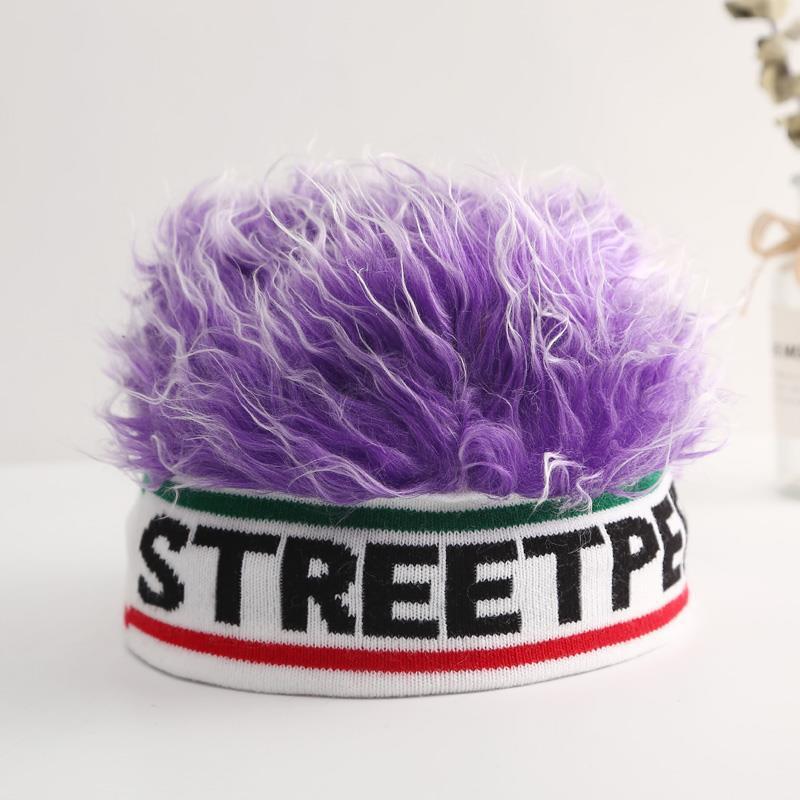 Cross-Border Parent-Child Wig Chinese Landlord Hat Men's Ins Women's Street Trend Yupi Hip Hop Hat Outdoor Leisure Skullcap Cross-Border Parent-Child Wig Chinese Landlord Hat Men's Ins Women's Street Trend Yupi Hip Hop Hat Outdoor Leisure Skullcap