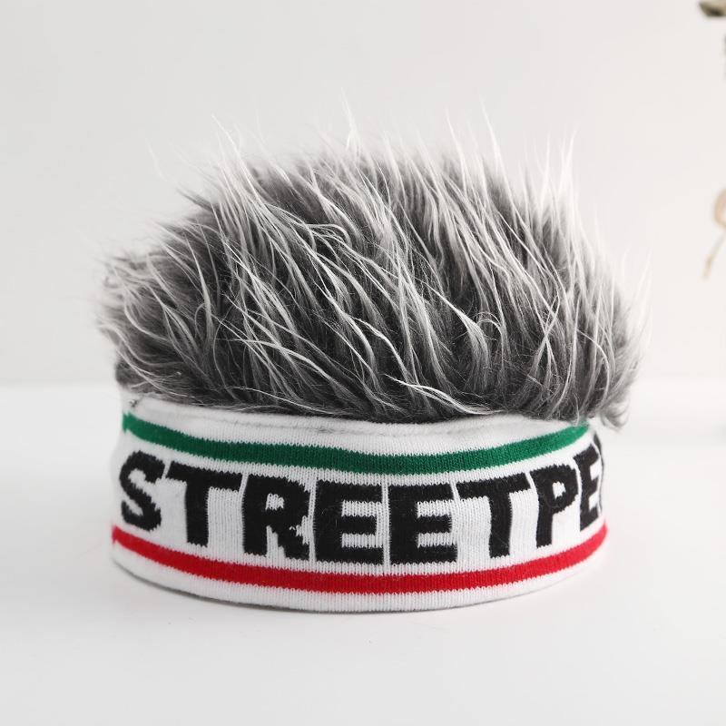 Cross-Border Parent-Child Wig Chinese Landlord Hat Men's Ins Women's Street Trend Yupi Hip Hop Hat Outdoor Leisure Skullcap Cross-Border Parent-Child Wig Chinese Landlord Hat Men's Ins Women's Street Trend Yupi Hip Hop Hat Outdoor Leisure Skullcap