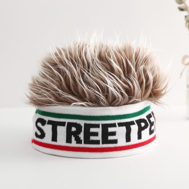 Cross-Border Parent-Child Wig Chinese Landlord Hat Men's Ins Women's Street Trend Yupi Hip Hop Hat Outdoor Leisure Skullcap Cross-Border Parent-Child Wig Chinese Landlord Hat Men's Ins Women's Street Trend Yupi Hip Hop Hat Outdoor Leisure Skullcap
