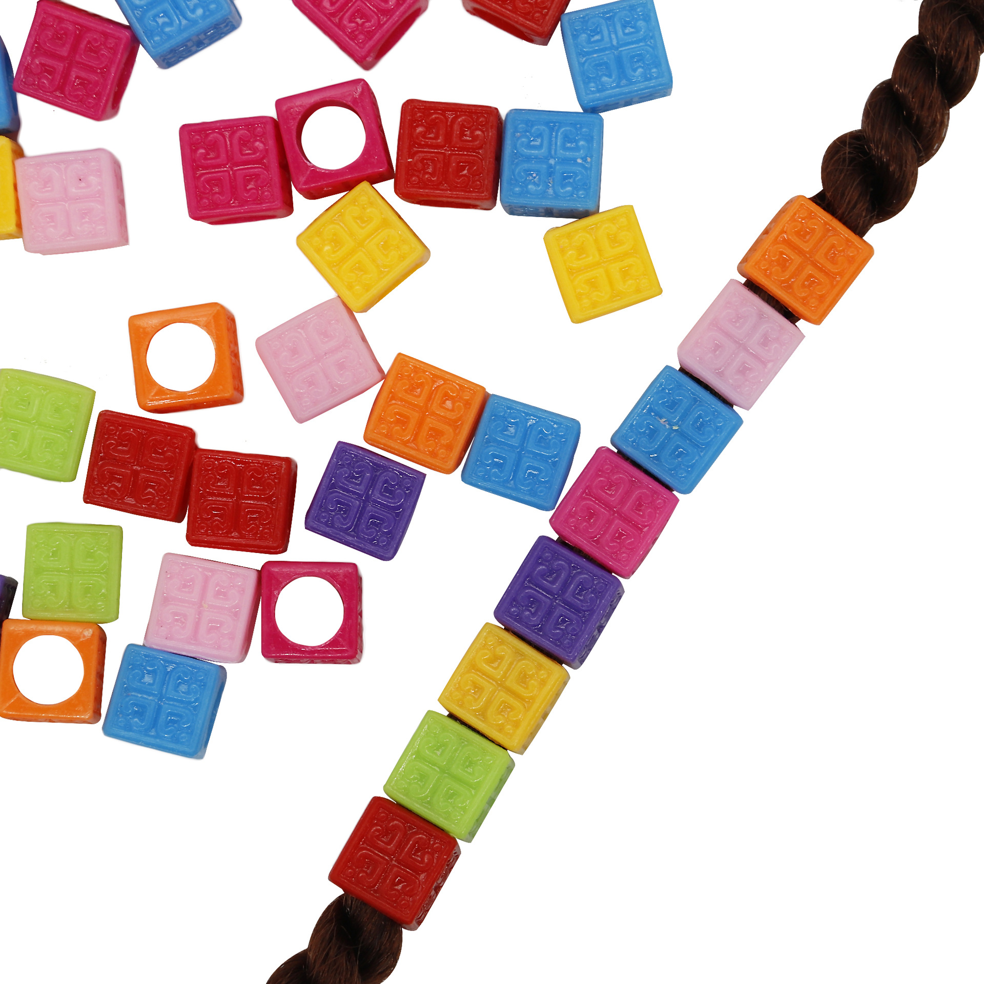 Dreadlocks Jewelry Bucket Beads Plastic Mixed Color Big Hole Beads Accessories Resin Beads Wig Hair Extension Ring Big Braid Metal Button Dreadlocks Jewelry Bucket Beads Plastic Mixed Color Big Hole Beads Accessories Resin Beads Wig Hair Extension Ring Big Braid Metal Button