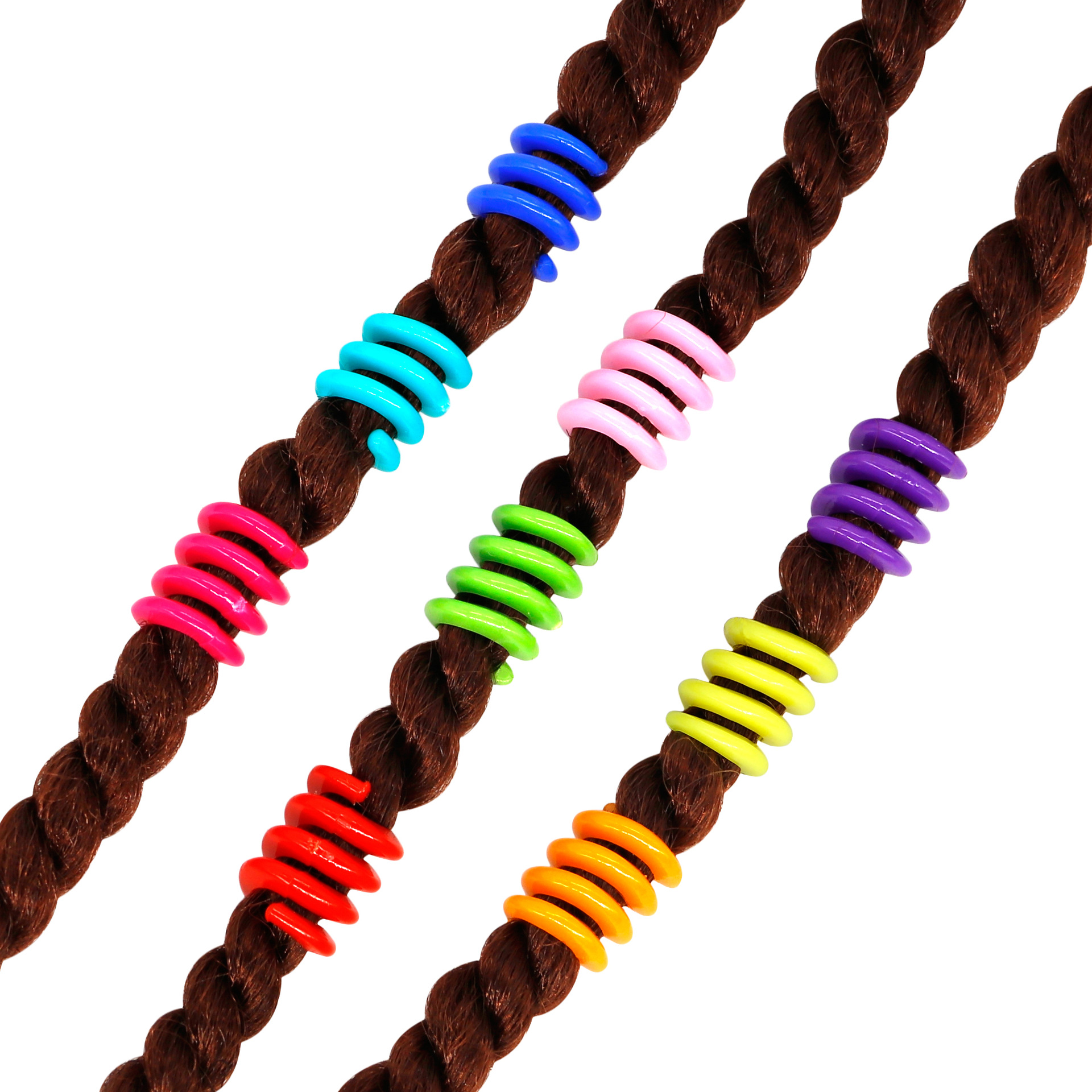 Wig Dreadlocks DIY Plastic Spring Circle Hair Extension Ring Decorative Accessories Dreadlocks Large Hole Roll Spring Hair Accessories Wig Dreadlocks DIY Plastic Spring Circle Hair Extension Ring Decorative Accessories Dreadlocks Large Hole Roll Spring Hair Accessories