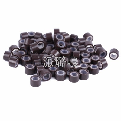 Supply Silicone Hair Extension Ring Flared Hair Extension Ring Thread Hair Buckle Non-Grain Hair Buckle 1000 Pieces 5*3 * 3mm