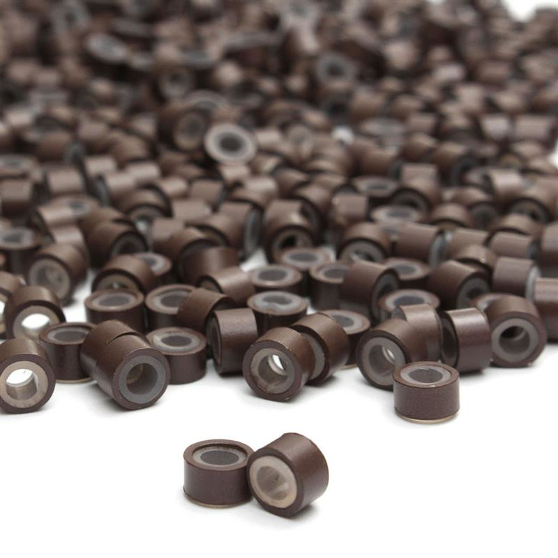 Supply Silicone Hair Extension Ring Flared Hair Extension Ring Thread Hair Buckle Non-Grain Hair Buckle 1000 Pieces 5*3 * 3mm