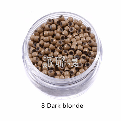 3.0mm Copper Nano Silicone Hair Extension Ring Nano Silicone Hair Clip 1000 Tablets