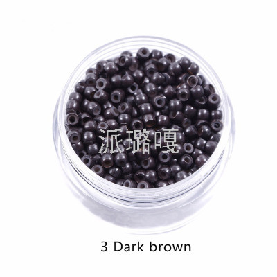 3.0mm Copper Nano Silicone Hair Extension Ring Nano Silicone Hair Clip 1000 Tablets