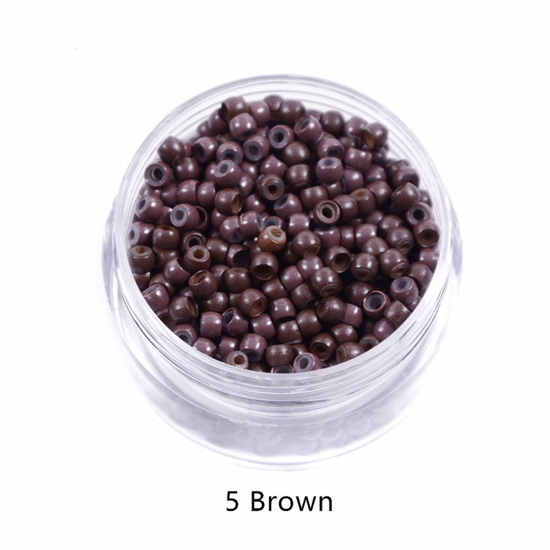 3.0mm Copper Nano Silicone Hair Extension Ring Nano Silicone Hair Clip 1000 Tablets 3.0mm Copper Nano Silicone Hair Extension Ring Nano Silicone Hair Clip 1000 Tablets
