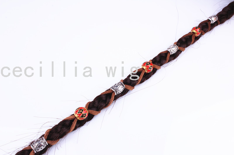 Dreadlocks Special Hair Extension Buckle Hair Extension Ring Wig Ornament Ornament Reggae Braided Hair Ring Hollow Hoop Ring