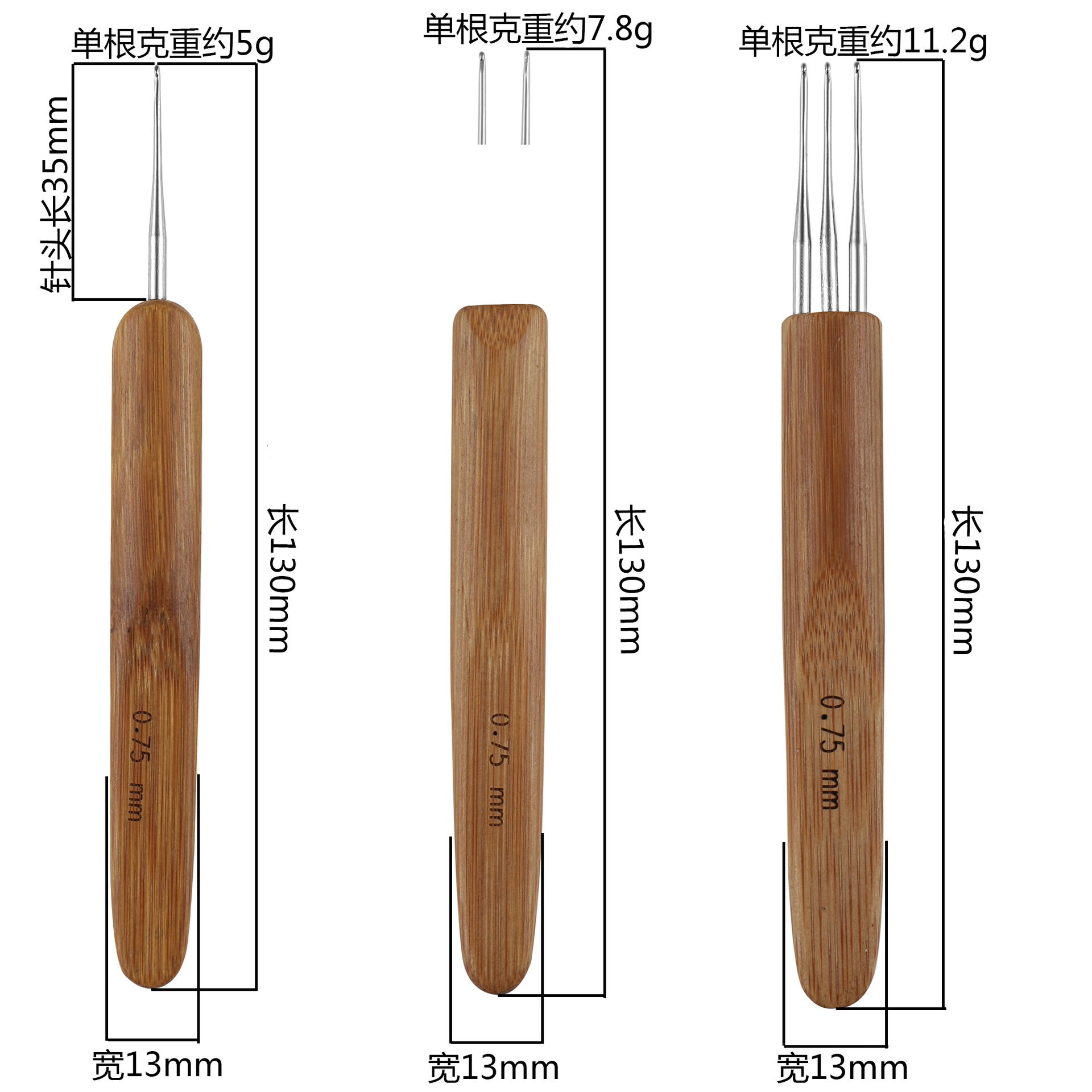 Dreadlocks Wool Hair Extension with Tongue Crochet Plastic Handle Wooden Handle Wig Part Sealing Hook Hair Tongue Hook Hair Extension Dreadlocks Wool Hair Extension with Tongue Crochet Plastic Handle Wooden Handle Wig Part Sealing Hook Hair Tongue Hook Hair Extension