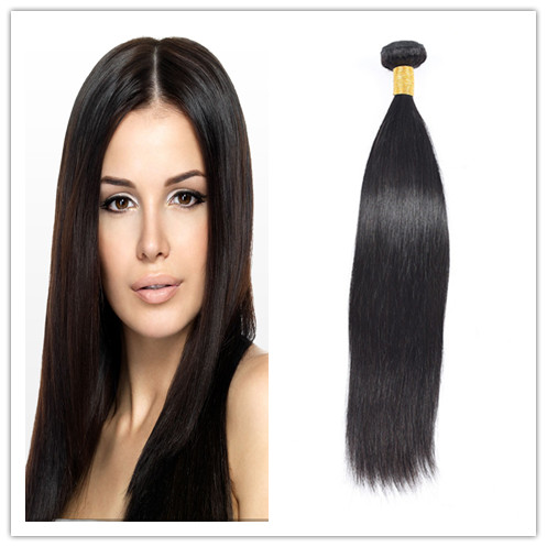 18inch Virgin Hair Straight Non-remy human Hair Extension
