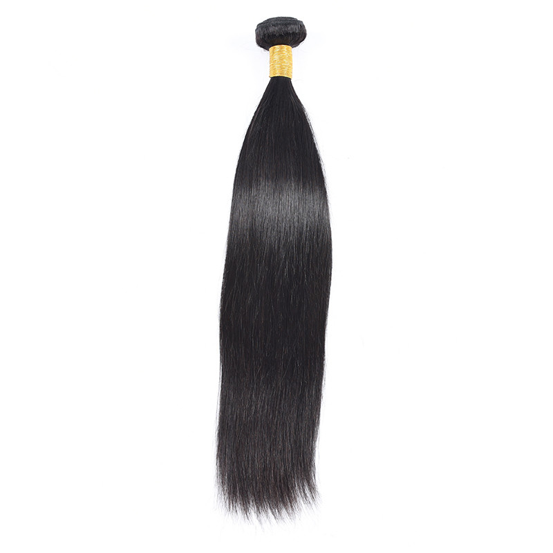 18inch Virgin Hair Straight Non-remy human Hair Extension