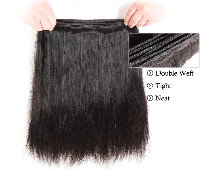 18inch Virgin Hair Straight Non-remy human Hair Extension 18inch Virgin Hair Straight Non-remy human Hair Extension