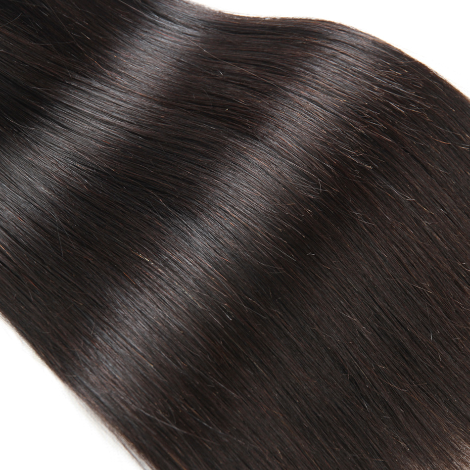 18inch Virgin Hair Straight Non-remy human Hair Extension