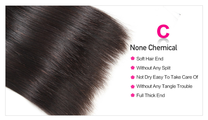 18inch Virgin Hair Straight Non-remy human Hair Extension 18inch Virgin Hair Straight Non-remy human Hair Extension