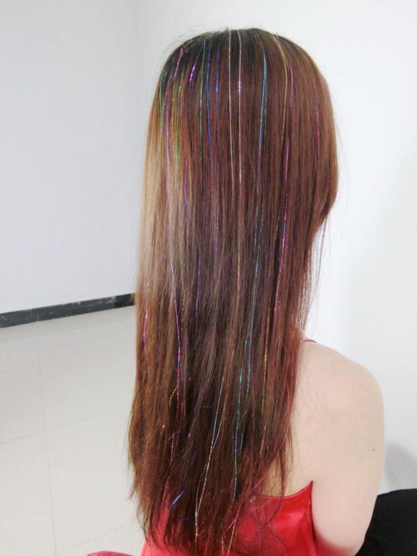 Color hair extension without trace hair extension BB clip hair extension Color gold bar laser wire 13 Color optional Color hair extension without trace hair extension BB clip hair extension Color gold bar laser wire 13 Color optional