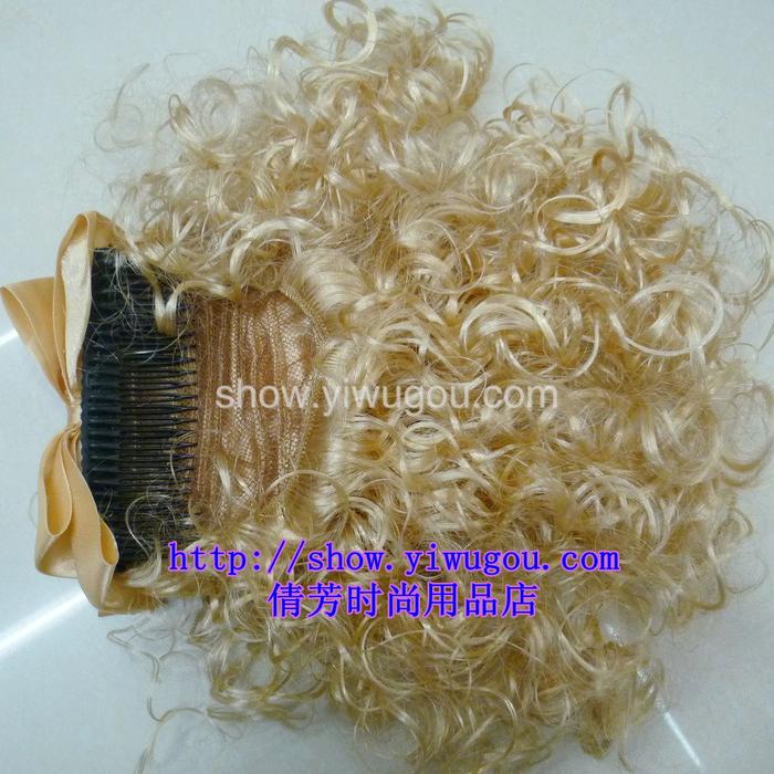 Bowknot curly hair, hair extension ,wig accessories,Hair comb tiara Bowknot curly hair, hair extension ,wig accessories,Hair comb tiara