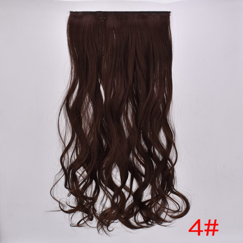 Exclusive for Cross-Border European and American Style Wig Female Wig Set Hair Extension Five Clip Curly Hair One Piece Hair Weft Factory in Stock Wholesale Exclusive for Cross-Border European and American Style Wig Female Wig Set Hair Extension Five Clip Curly Hair One Piece Hair Weft Factory in Stock Wholesale